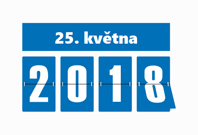 GDPR vejde v platnost 25. května 2018