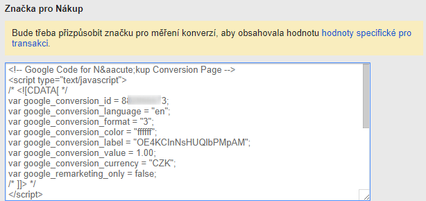 Zdrojový kód konverzního kódu