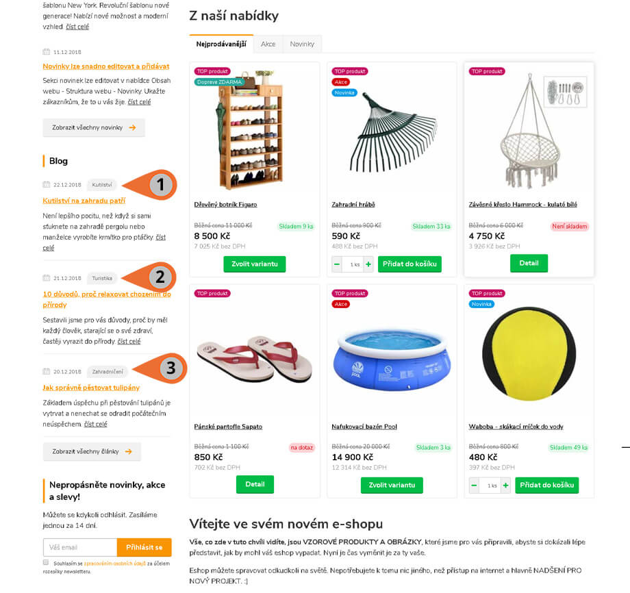 Novinky šablona New York